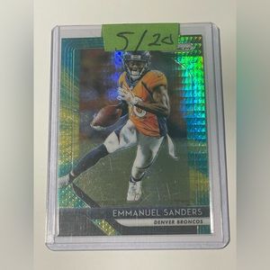 #139, Emmanuel Sanders 110 Out Of 275 Prism Football 2018 Panini Prizm
